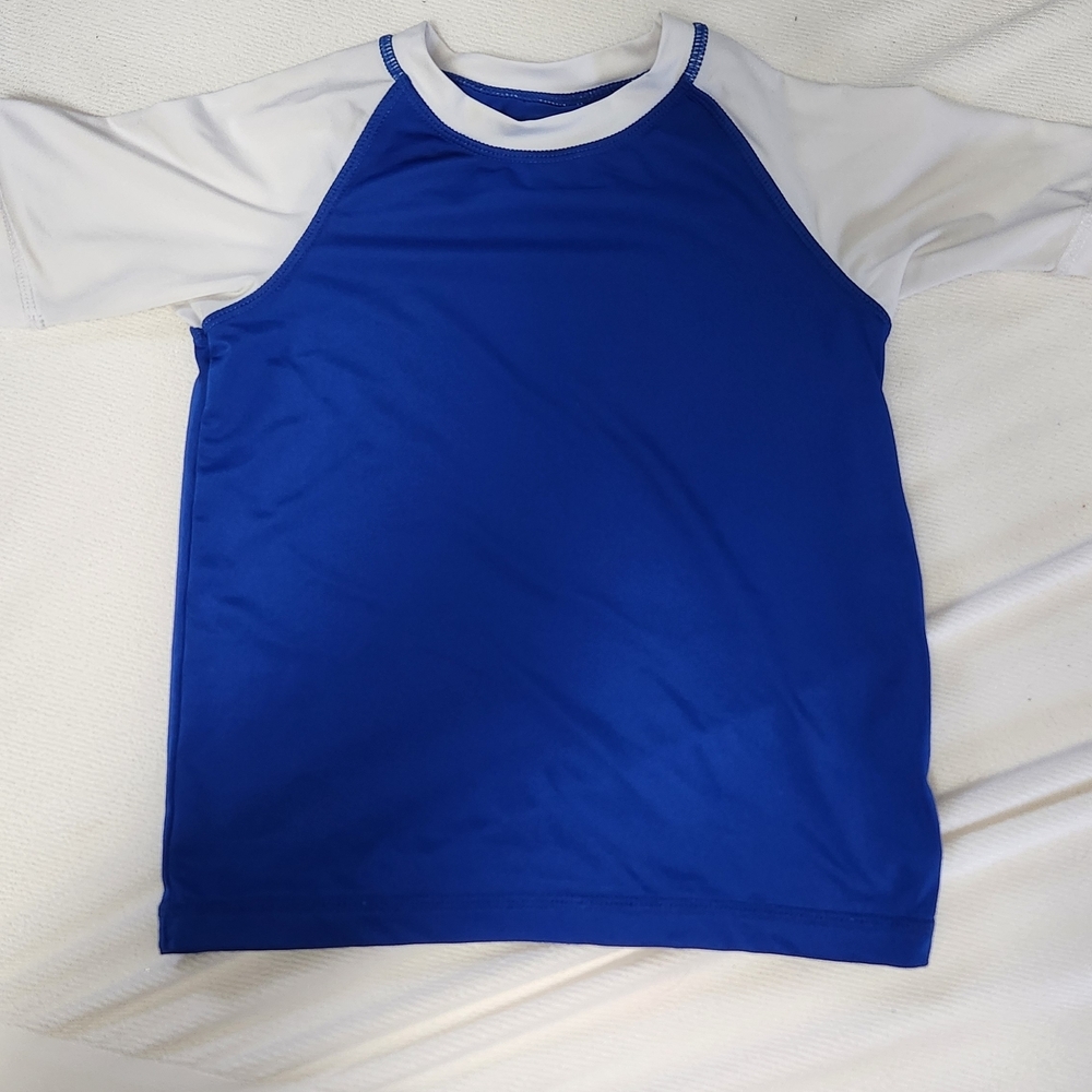 Wonder Nation Blue and White Kids Rashguard